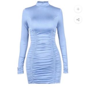 LOVE / LABELS MINI ROUCHE DRESS